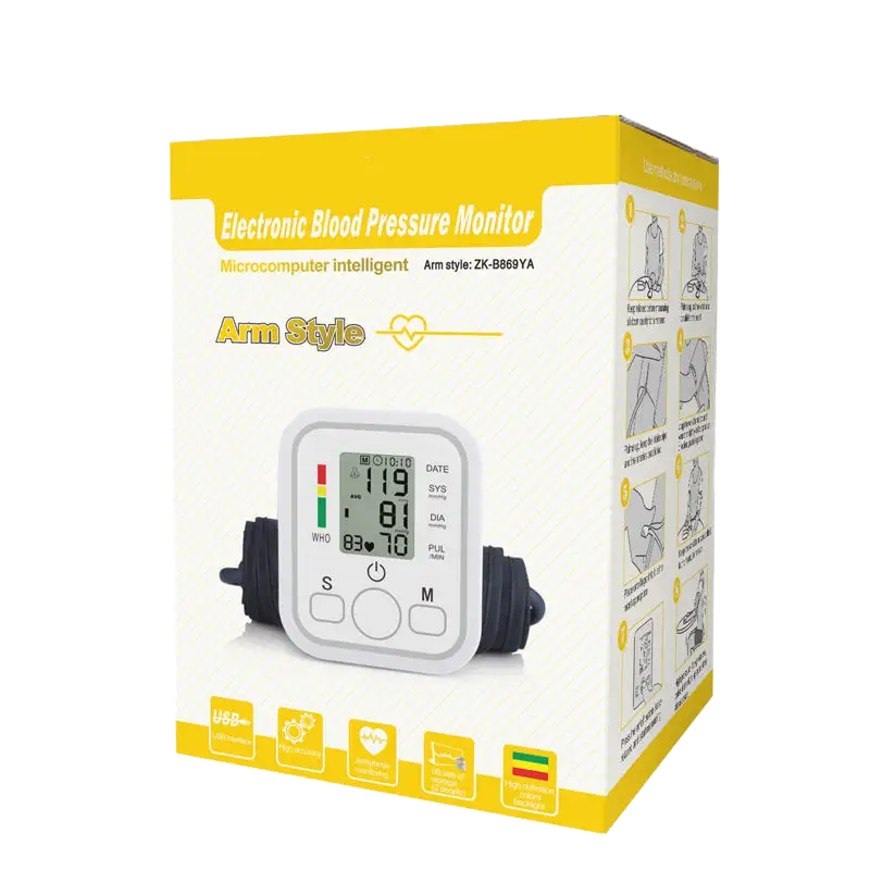 Blood Pressure Machine – Digital Upper Arm BP Monitor