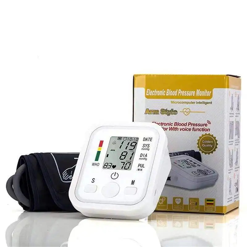Blood Pressure Machine – Digital Upper Arm BP Monitor
