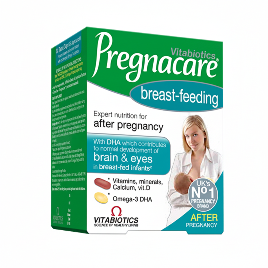 Pregnacare Breast Feeding Tablets professional studio shot