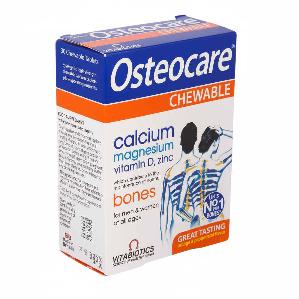 Osteocare Chewable Tablets professional studio shot